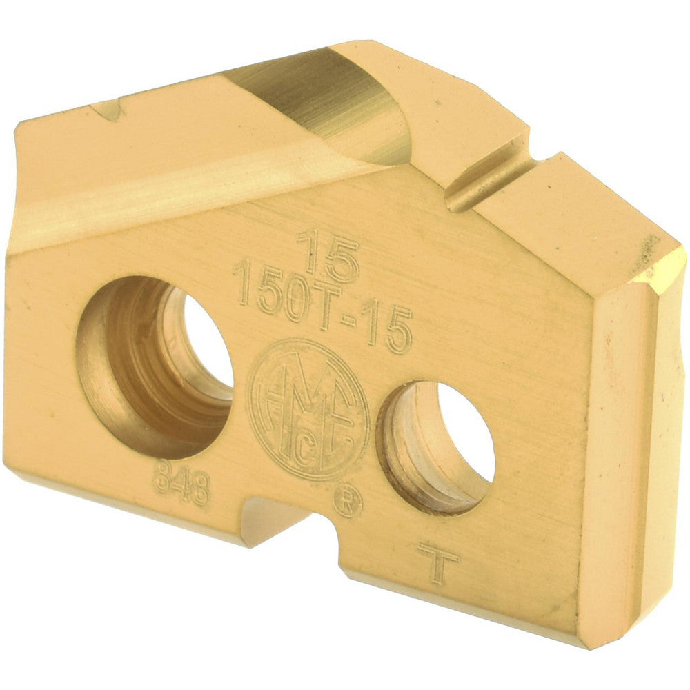 Allied Machine and Engineering 150T-15 Spade Drill Insert 15.00 mm Dia, Seat Size 0, Cobalt, 132 deg Point