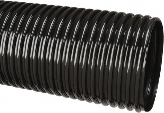 Hi-Tech Duravent 214104001025 Duct Hose 4" ID, 3.00 in/Hg Vac Rating, 5.00 psi, Polyethylene