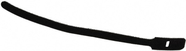 Thomas & Betts FO200-40-0 Cable Tie 9" Long, Black, Nylon & Polyethylene, Hook & Loop Strap