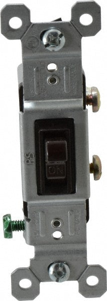 Pass & Seymour 660G 1 Pole, 120 VAC, 15 Amp, Specification Grade Toggle Wall Switch