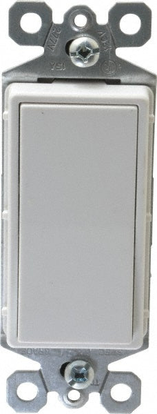 Pass & Seymour TM870W 1 Pole, 120 to 277 VAC, 15 Amp, Specification Grade Rocker Wall Switch