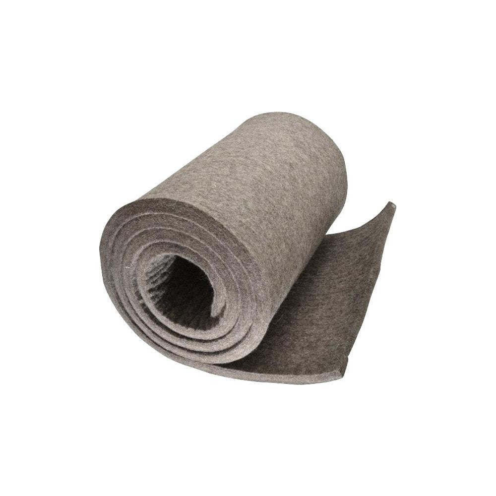 Select F-7 1/2"X1' 12" Long,72" Wide, 1/2" Thick, Gray Pressed Wool Felt Sheet