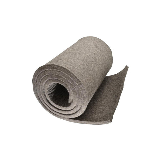 Select F-7 1/2"X1' 12" Long,72" Wide, 1/2" Thick, Gray Pressed Wool Felt Sheet