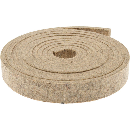 Select 1/4X1X10'PLNF3 1/4 Inch Thick x 1 Inch Wide x 10 Ft. Long, Felt Stripping
