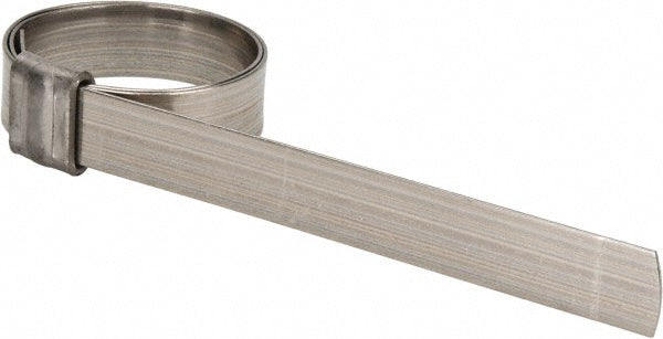 Ideal Tridon HBJS204 Band Clamp Preformed J-Style Clamp, 1/2" Wide, 0.03" Thick, 201  Stainless Steel
