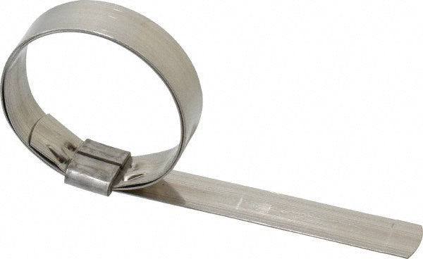 Ideal Tridon HBJS207 Band Clamp Preformed J-Style Clamp, 5/8" Wide, 0.03" Thick, 201  Stainless Steel