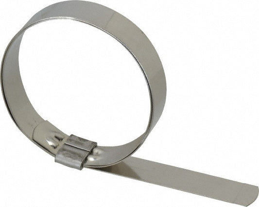 Ideal Tridon HBJS211 Band Clamp Preformed J-Style Clamp, 3/4" Wide, 0.03" Thick, 201  Stainless Steel