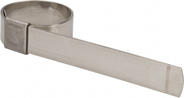 Ideal Tridon HBCP5S Band Clamp Preformed Center Punch Type Clamps, 5/8" Wide, 0.025" Thick, 201  Stainless Steel