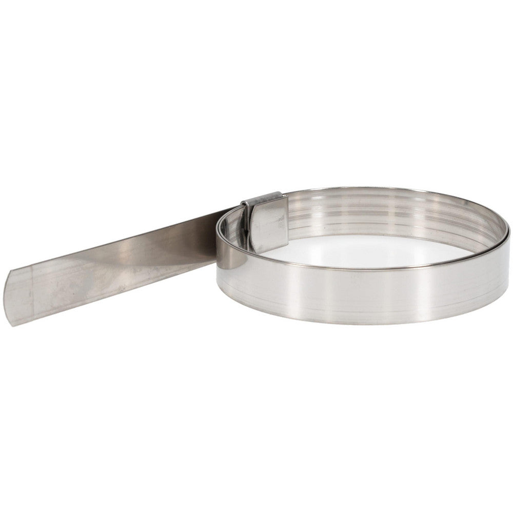 Ideal Tridon HBCP12S Band Clamp Preformed Center Punch Type Clamps, 5/8" Wide, 0.025" Thick, 201  Stainless Steel