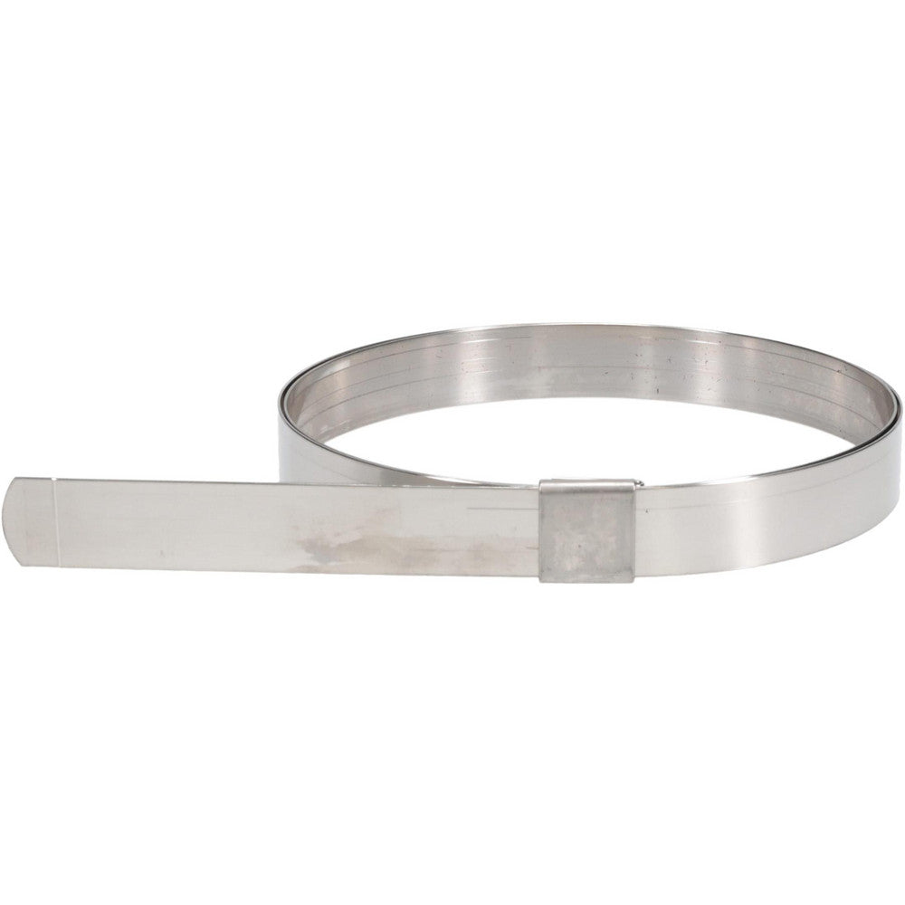 Ideal Tridon HBCP16S Band Clamp Preformed Center Punch Type Clamps, 5/8" Wide, 0.025" Thick, 201  Stainless Steel
