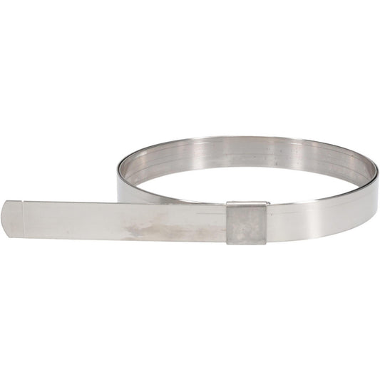 Ideal Tridon HBCP16S Band Clamp Preformed Center Punch Type Clamps, 5/8" Wide, 0.025" Thick, 201  Stainless Steel