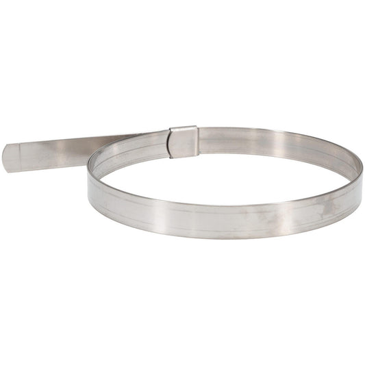 Ideal Tridon HBCP20S Band Clamp Preformed Center Punch Type Clamps, 5/8" Wide, 0.025" Thick, 201  Stainless Steel
