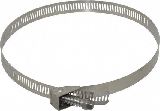 Ideal Tridon M550088706 Worm Gear Clamp SAE 88, 2-1/16 to 6" Dia, Stainless Steel Band