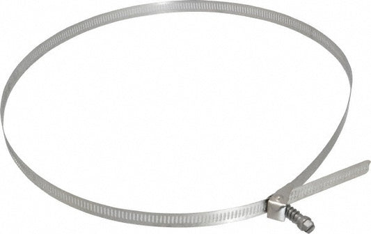 Ideal Tridon M550188106 Worm Gear Clamp SAE 188, 2-1/16 to 12-5/16" Dia, Stainless Steel Band