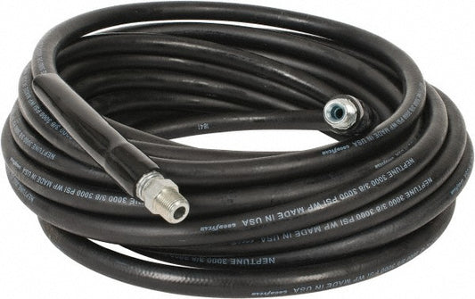 Continental ContiTech 20023570 50' Long, 3/8" Fitting, Swivel Fitting, 0 to 250&degF, Synthetic Rubber High Temp & High Pressure Hose