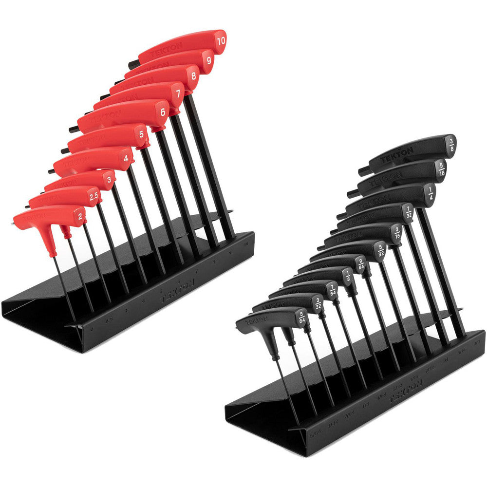 Tekton KTX92301 Hex Key Sets Tool Type Hex Key Set  Handle Type T-Handle  Hex Size Range (Inch) 5/64 - 3/8  Material Steel  Overall Length (Decimal Inch) 9.0000  Arm Style T-Handle