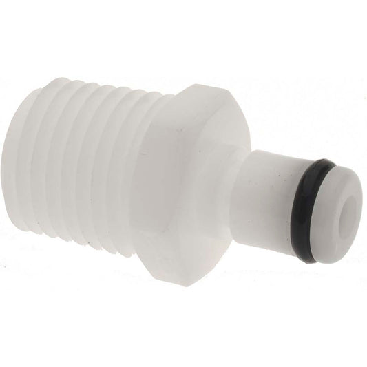 CPC Colder Products PMC2404 1/8" Nominal Flow, 1/4 NPT Thread, Male, Inline Threaded-Male Plug