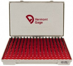 Vermont Gage 901100300 Class ZZ Plug Gage Set 0.011 to 0.25" Range, 240 Pc