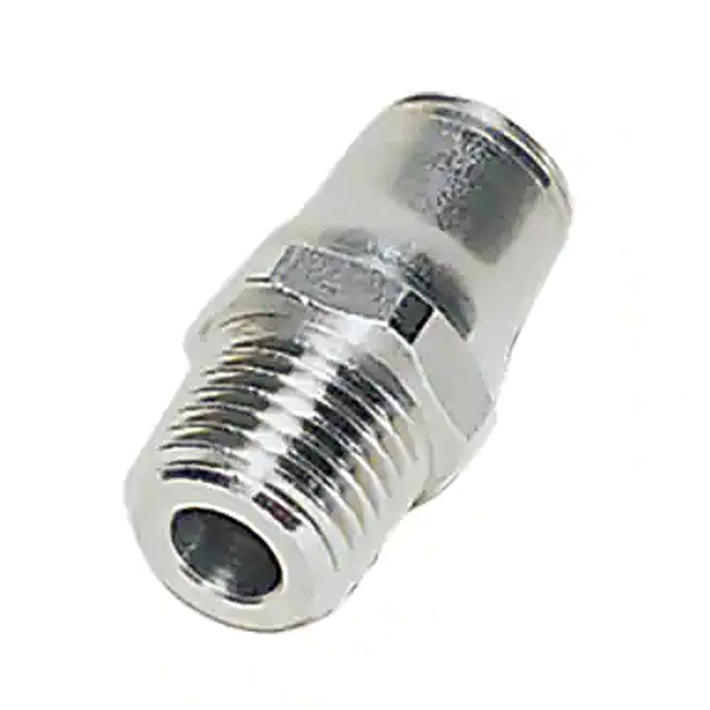 Legris 3805 56 14 Push-To-Connect Tube to Male & Tube to Male NPT Tube Fitting Male Connector, 1/4" Thread, 1/4" OD