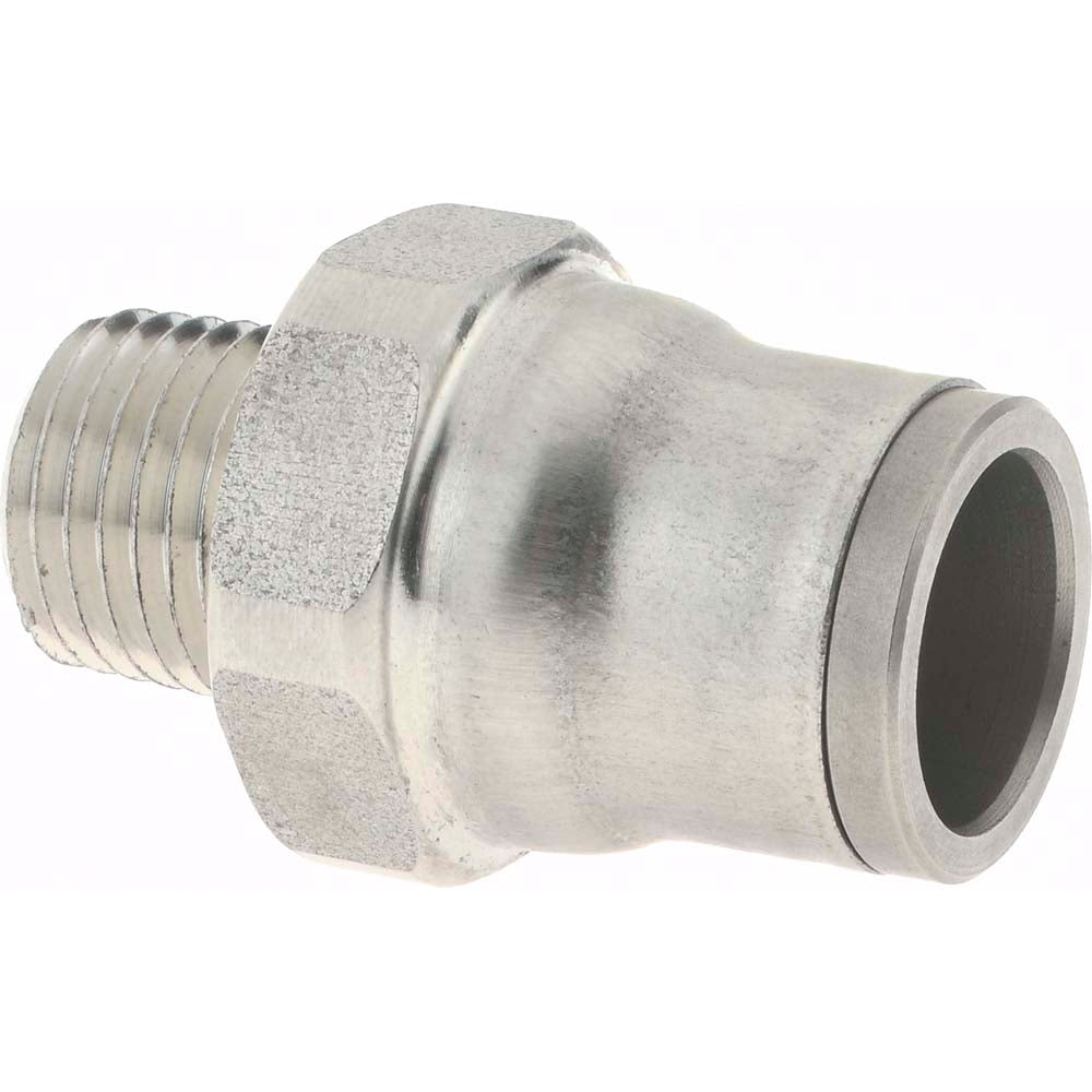 Legris 3805 62 14 Push-To-Connect Tube to Male & Tube to Male NPT Tube Fitting Male Connector, 1/4" Thread, 1/2" OD