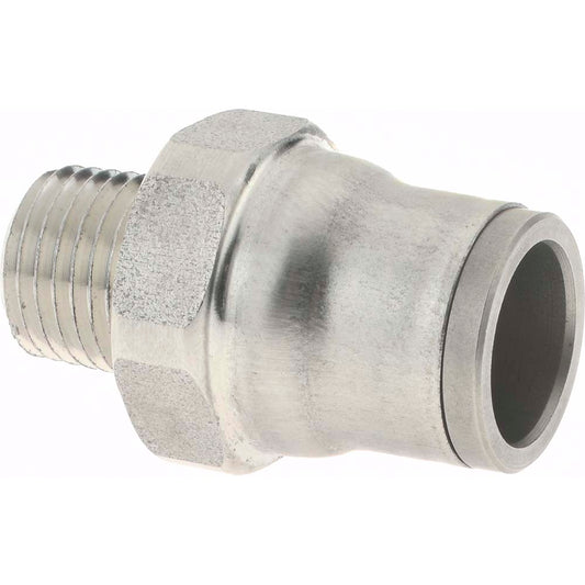 Legris 3805 62 14 Push-To-Connect Tube to Male & Tube to Male NPT Tube Fitting Male Connector, 1/4" Thread, 1/2" OD