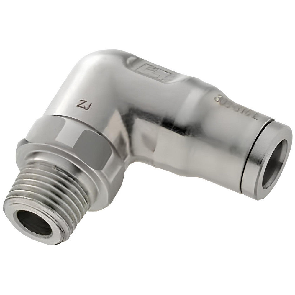 Legris 3889 56 11 Push-To-Connect Tube to Male & Tube to Male NPT Tube Fitting Male Elbow, 1/8" Thread, 1/4" OD