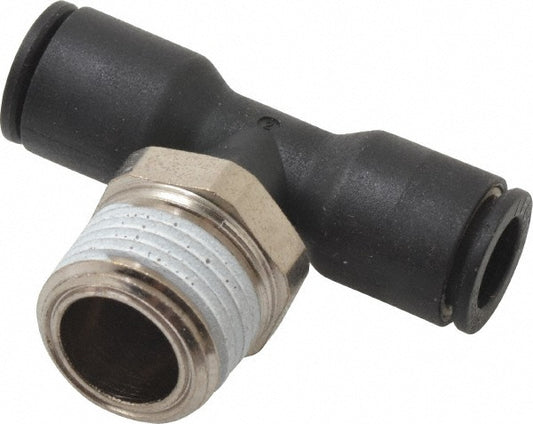 Legris 3108 08 18 Push-To-Connect Tube Fitting Male Branch Tee, 3/8" Thread, 5/16" OD