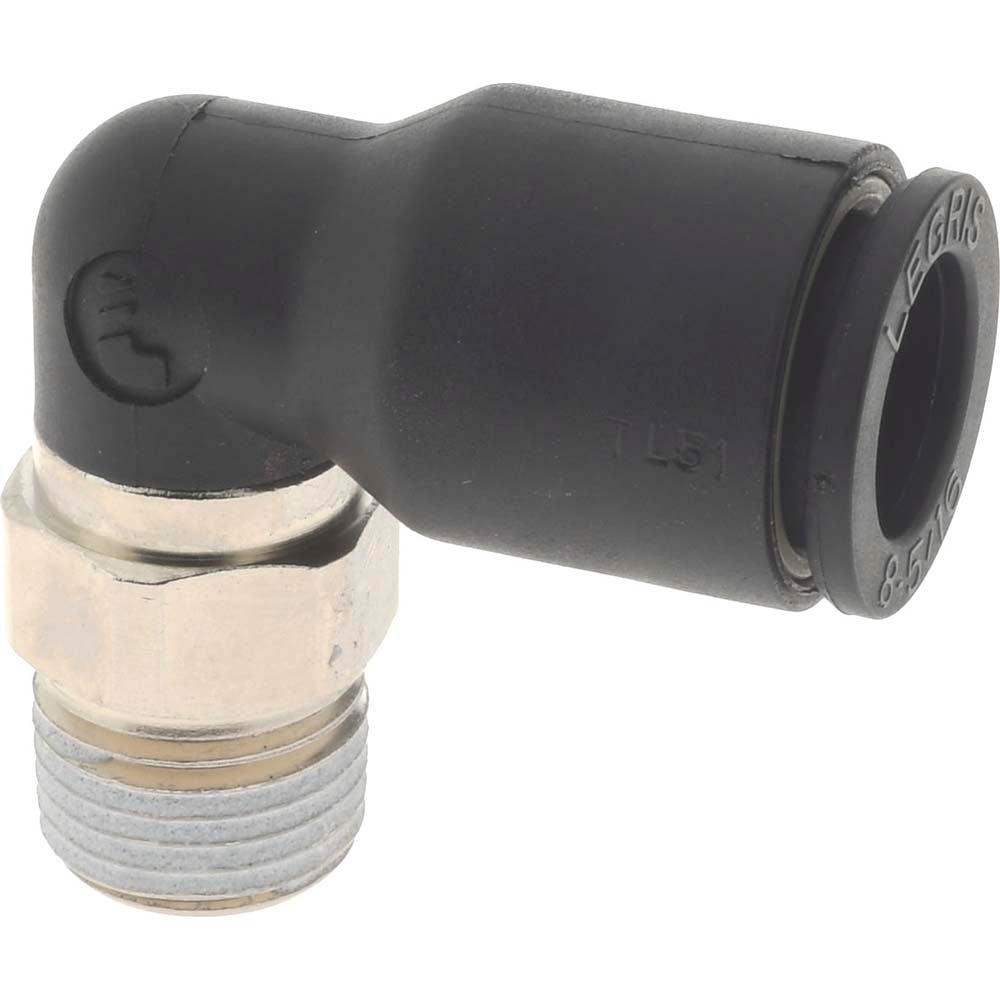 Legris 3109 08 11 Push-to-Connect Fitting Male Elbow, NPT, 5/16" OD