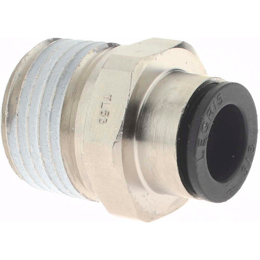 Legris 3175 60 22 Push-to-Connect Tube x MNPT Fitting Connector, NPT, 3/8" OD