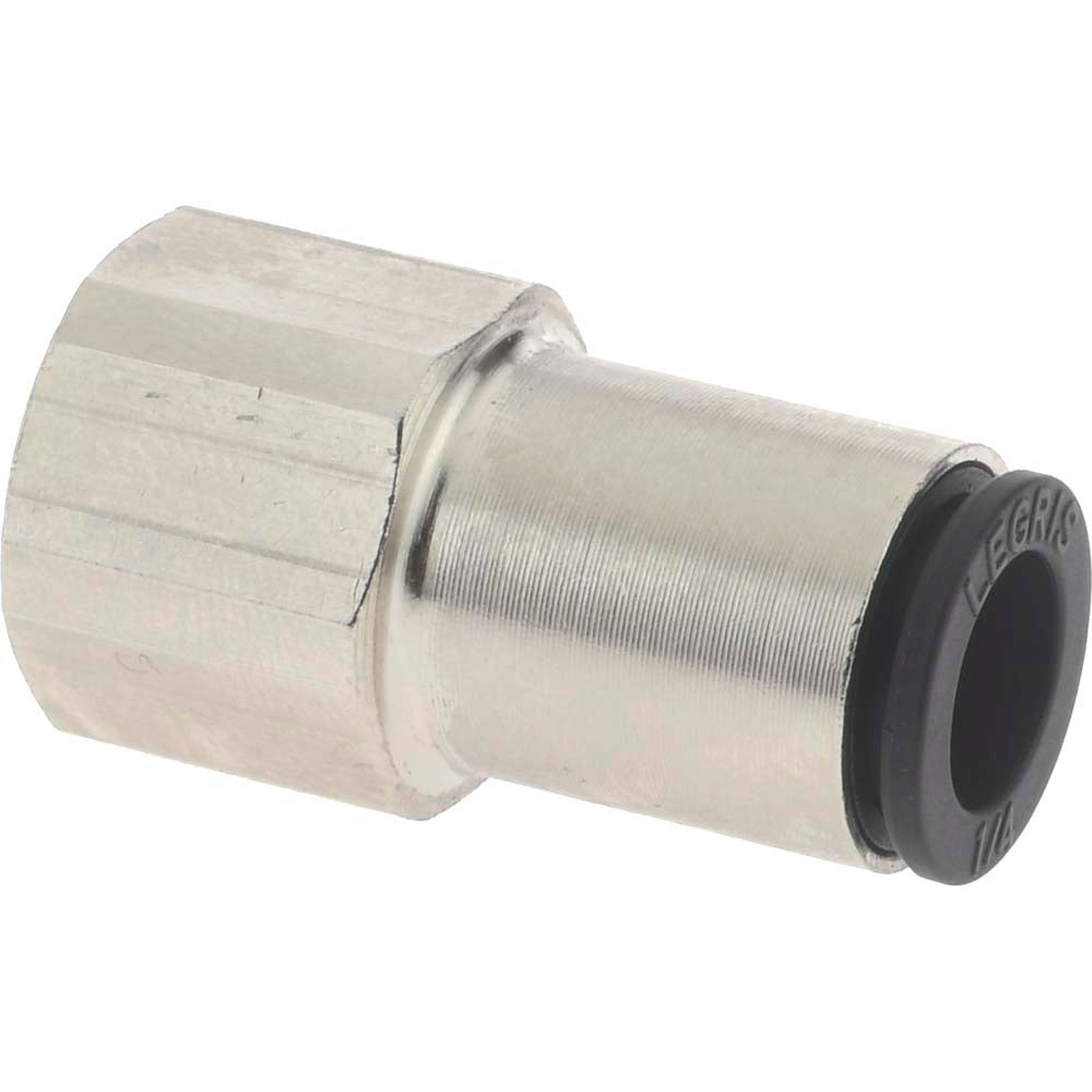 Legris 3014 56 11 Push-To-Connect Tube Fitting Connector, Straight, 1/8" Thread, 1/4" OD
