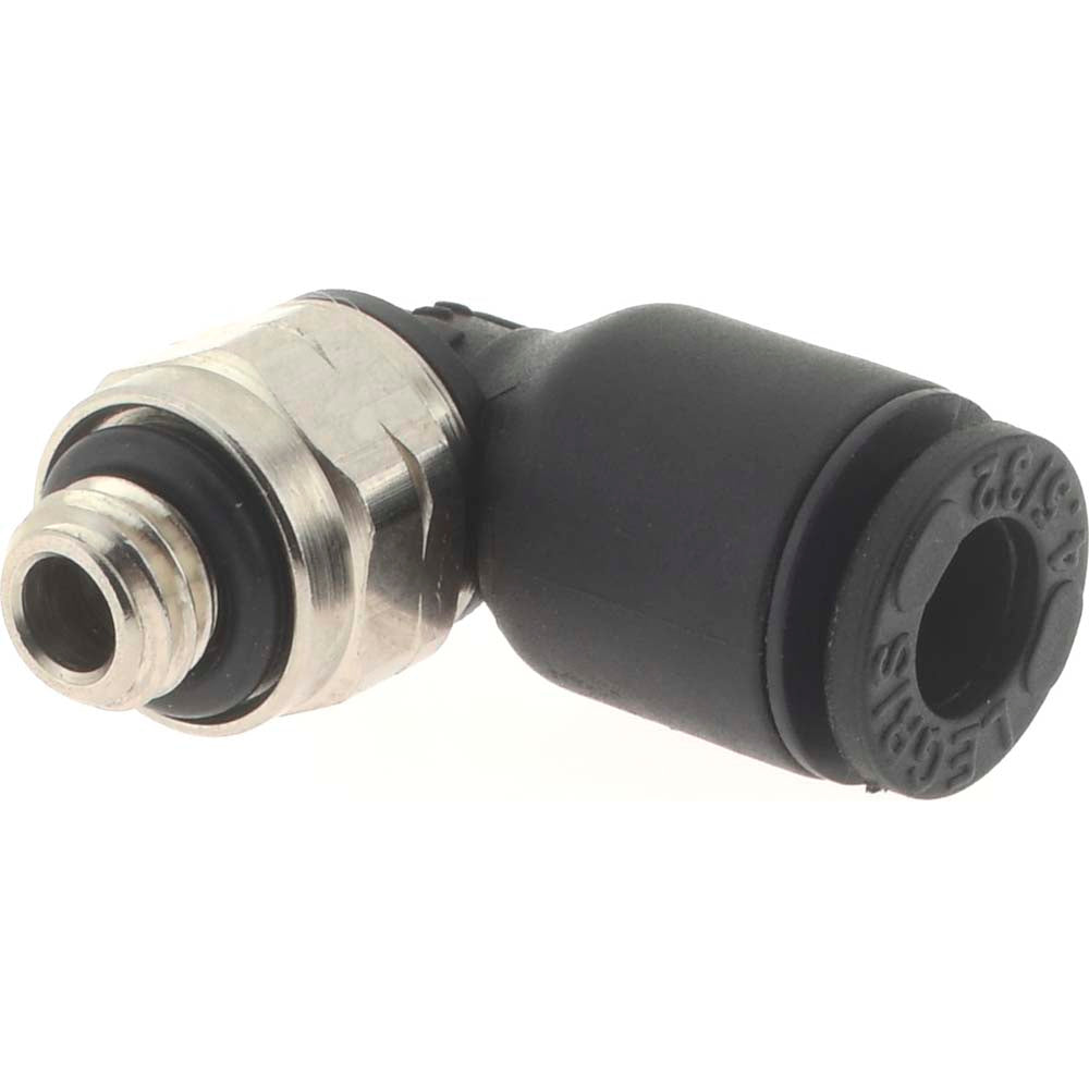 Legris 3109 04 20 Push-To-Connect Tube Fitting Male Elbow, #10-32 Thread, 5/32" OD