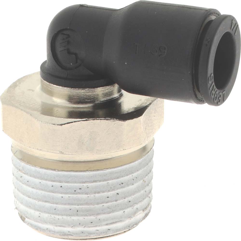Legris 3109 56 18 Push-to-Connect Fitting Male Elbow, NPT, 1/4" OD