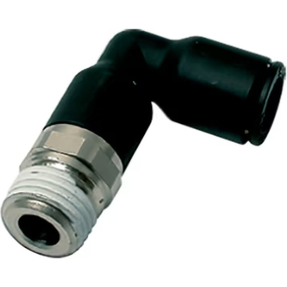 Legris 3129 60 18 Push-To-Connect Tube to Male NPT Tube Fitting Extended Male Elbow, 3/8" Thread, 3/8" OD