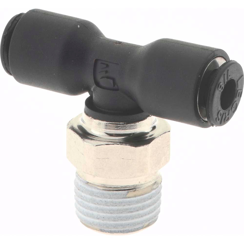 Legris 3108 53 11 Push-To-Connect Tube Fitting Male Branch Tee, 1/8" Thread, 1/8" OD