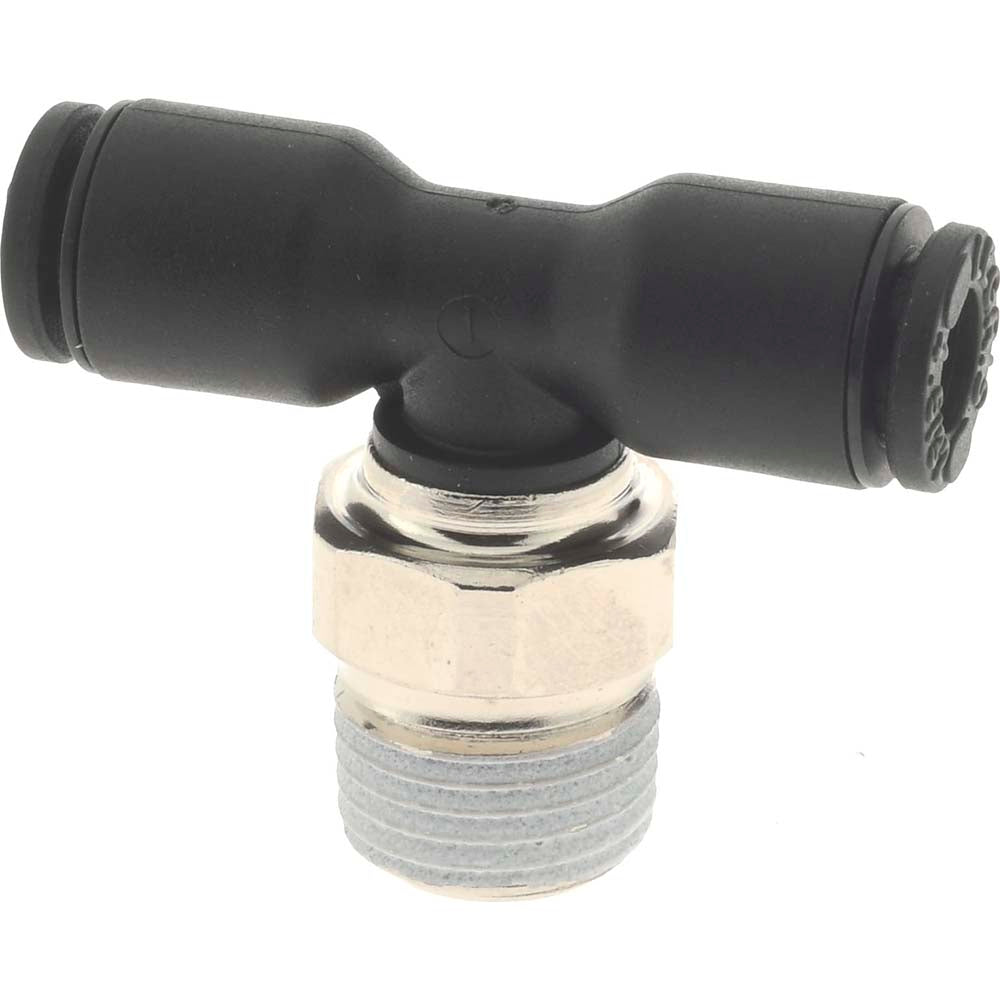 Legris 3108 04 11 Push-To-Connect Tube to Male NPT Tube Fitting Male Branch Tee, 1/8" Thread, 5/32" OD