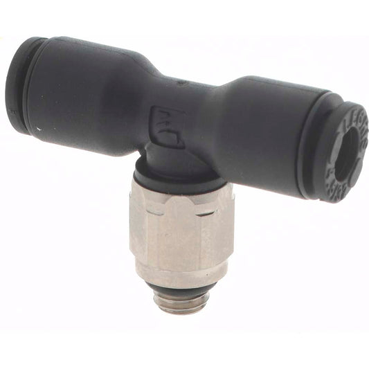 Legris 3108 04 20 Push-To-Connect Tube Fitting Male Branch Tee, #10-32 Thread, 5/32" OD