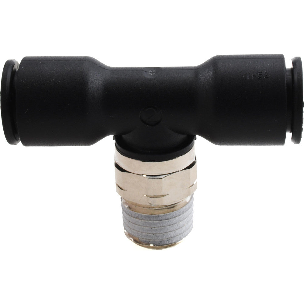 Legris 3108 60 14 Push-To-Connect Tube Fitting Male Branch Tee, 1/4" Thread, 3/8" OD