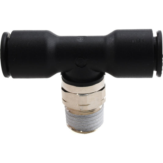 Legris 3108 60 14 Push-To-Connect Tube Fitting Male Branch Tee, 1/4" Thread, 3/8" OD