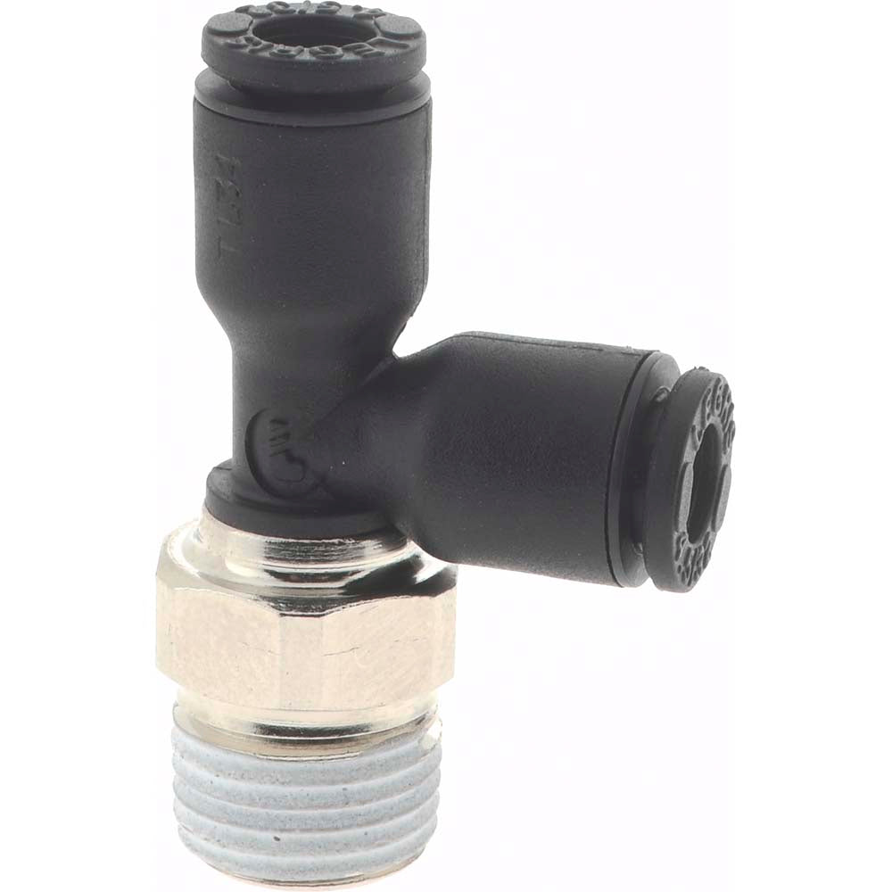 Legris 3103 04 11 Push-To-Connect Tube Fitting Male Run Tee, 1/8" Thread, 5/32" OD