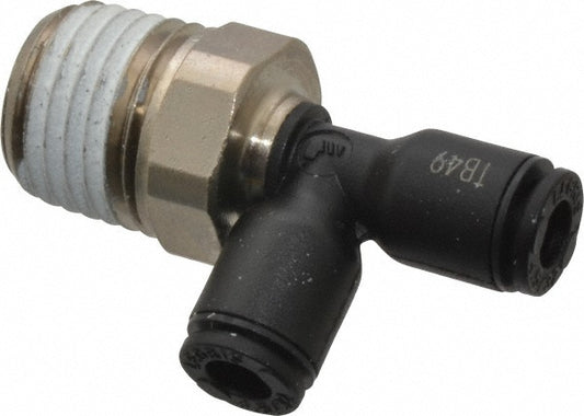 Legris 3103 04 14 Push-To-Connect Tube Fitting Male Run Tee, 1/4" Thread, 5/32" OD