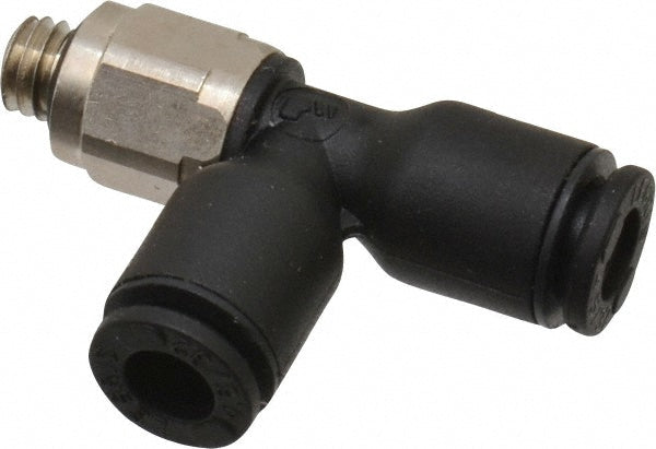 Legris 3103 04 20 Push-To-Connect Tube Fitting Male Run Tee, #10-32 Thread, 5/32" OD