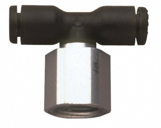 Legris 3008 53 11 Push-To-Connect Tube Fitting Female Branch Tee, 1/8" Thread, 1/8" OD