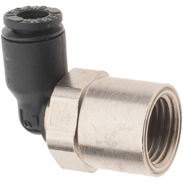 Legris 3009 04 11 Push-To-Connect Tube Fitting Female Elbow, 1/8" Thread, 5/32" OD