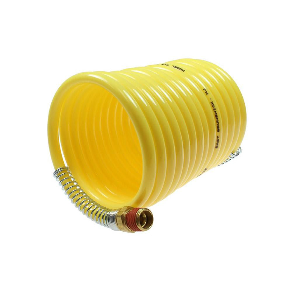 Coilhose Pneumatics N38-12B Coiled & Self Storing Hose 3/8" ID, 12' Long, Male Swivel x Male Swivel