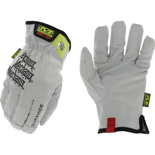 Mechanix Wear MCLD-X00-010 Cut & Puncture Resistant Gloves Glove Type Cut-Resistant Puncture-Resistant  Primary Material Leather  ANSI/ISEA Abrasion Resistance Level 6  Color Gray  ANSI/ISEA Puncture Resistance Level 4  Men's Numeric Size 10