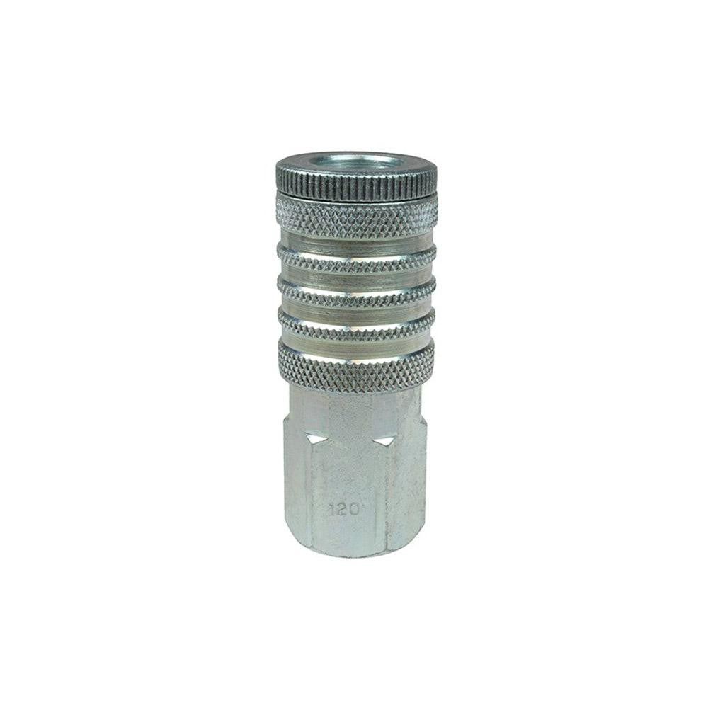 Coilhose Pneumatics 120 Pneumatic Hose Coupling 1/2" Thread, 1/2" Body Dia, Industrial Interchange