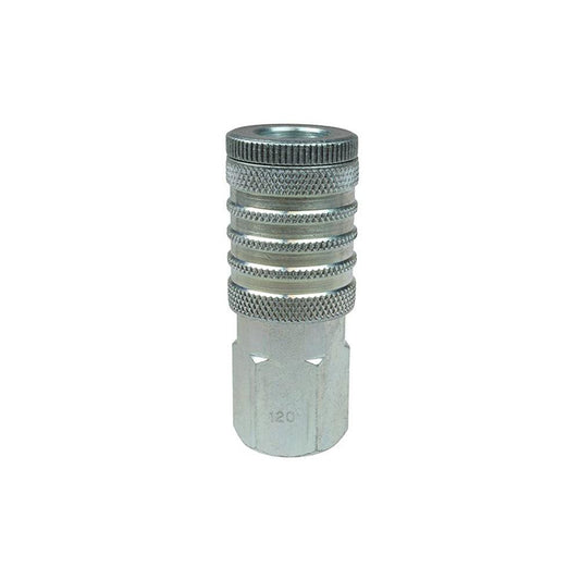 Coilhose Pneumatics 120 Pneumatic Hose Coupling 1/2" Thread, 1/2" Body Dia, Industrial Interchange