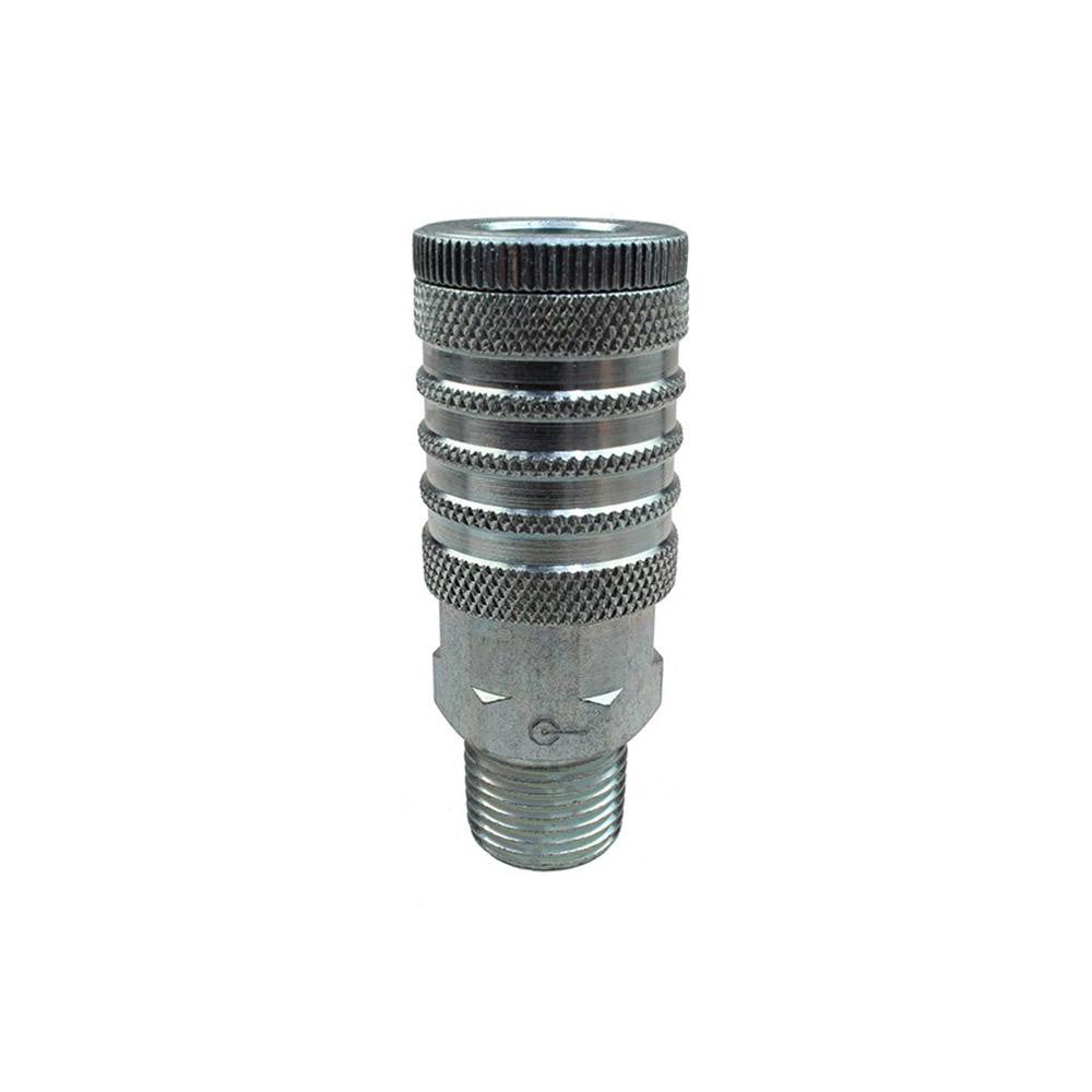 Coilhose Pneumatics 122 Pneumatic Hose Coupling 1/2" Thread, 1/2" Body Dia, Industrial Interchange