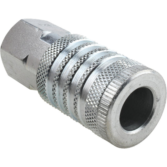 Coilhose Pneumatics 123 Pneumatic Hose Coupling 3/8" Thread, 1/2" Body Dia, Industrial Interchange