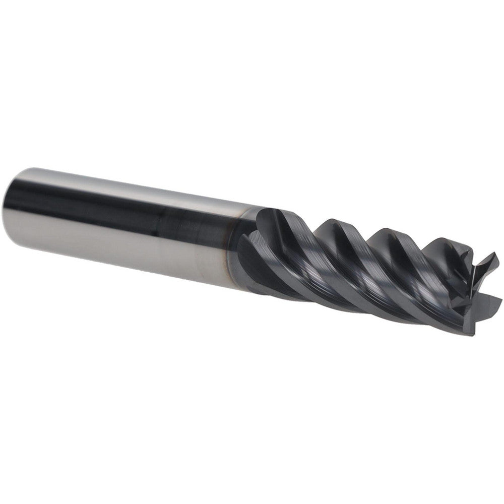Iscar 5622529 Corner Chamfer End Mill 1/2" Dia, 1-1/4" LOC, 5 Flute, 0.0160" Chamfer Width, Solid Carbide